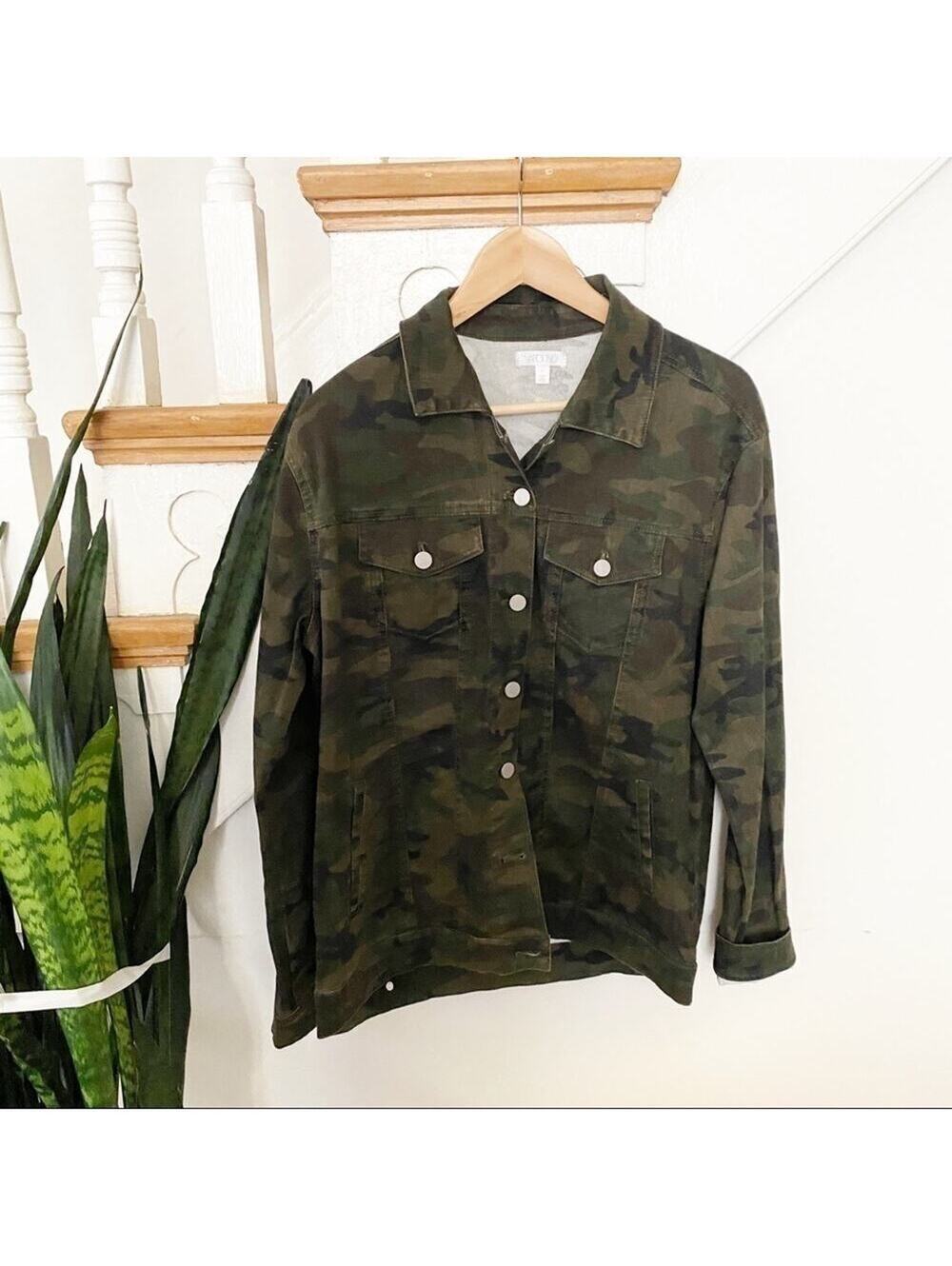 ABOUND camo army green jeans jacket sz Small NWT